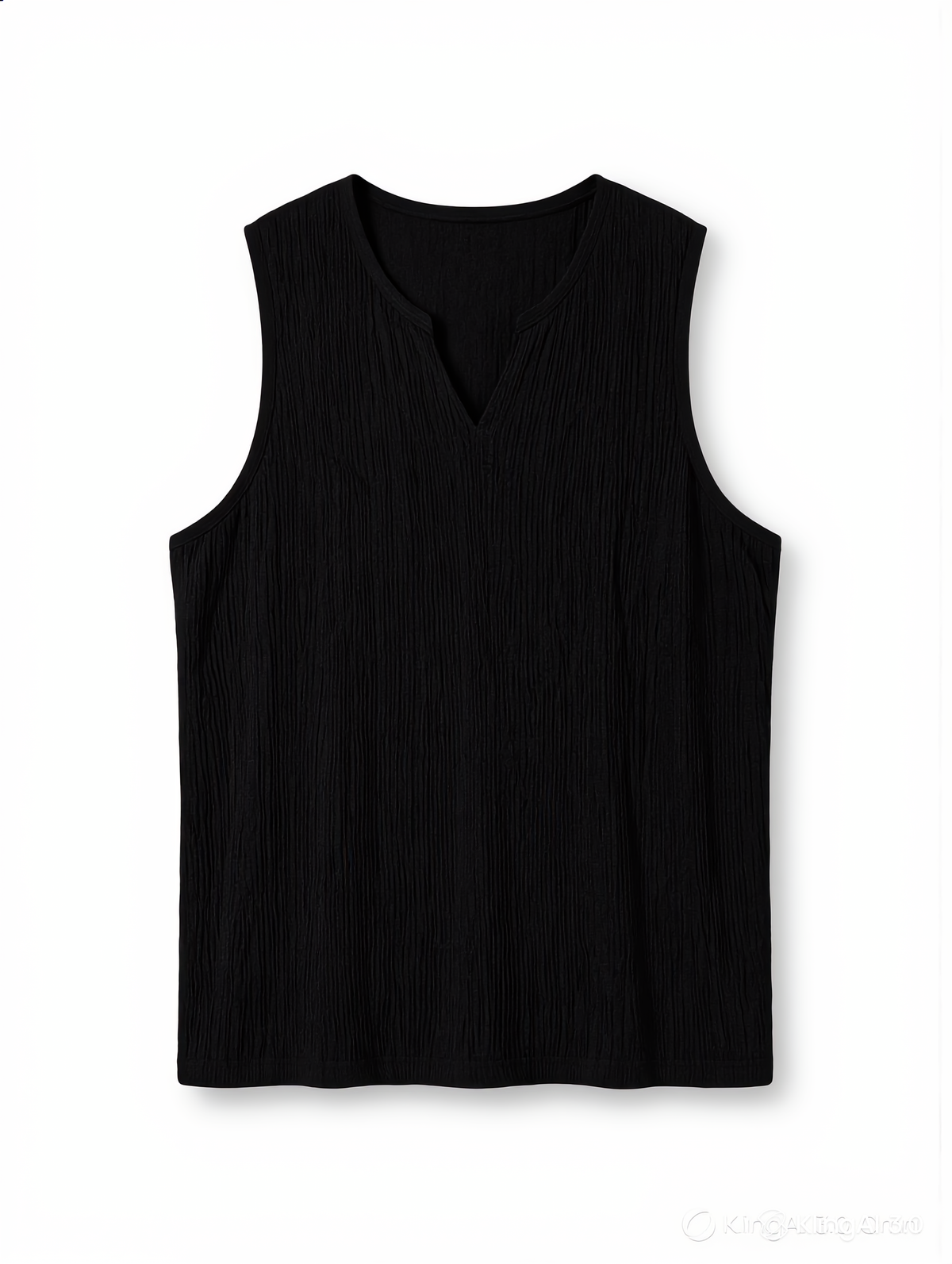 Sleeveless criss-cross knit top