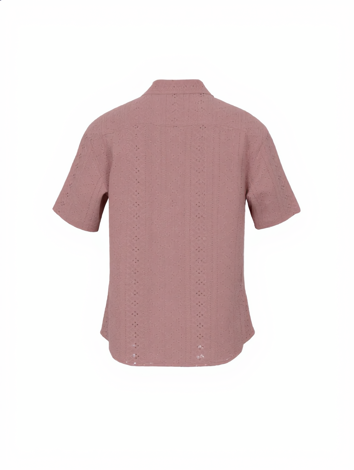 Openwork Camp Collar Shirt