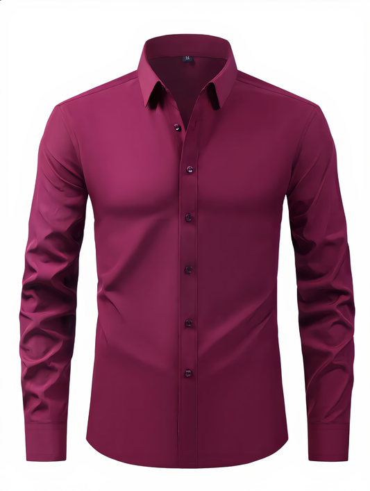 Camisa Elegante Slim Fit – Manga Larga